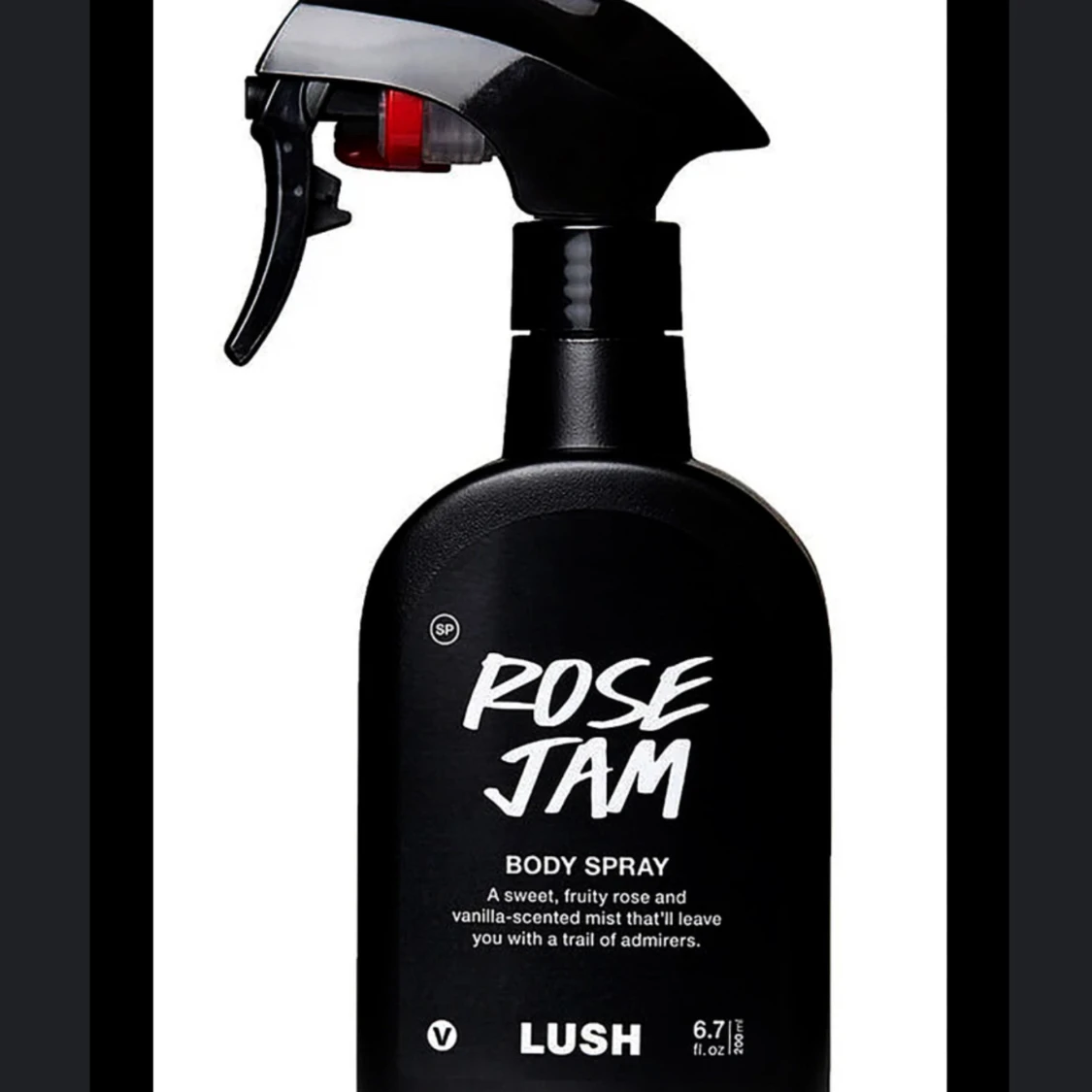Lush body spray rose jam 