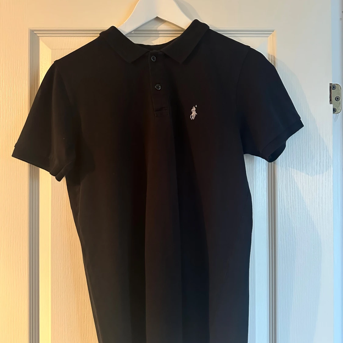 Svart pikétröja från Polo Ralph Lauren