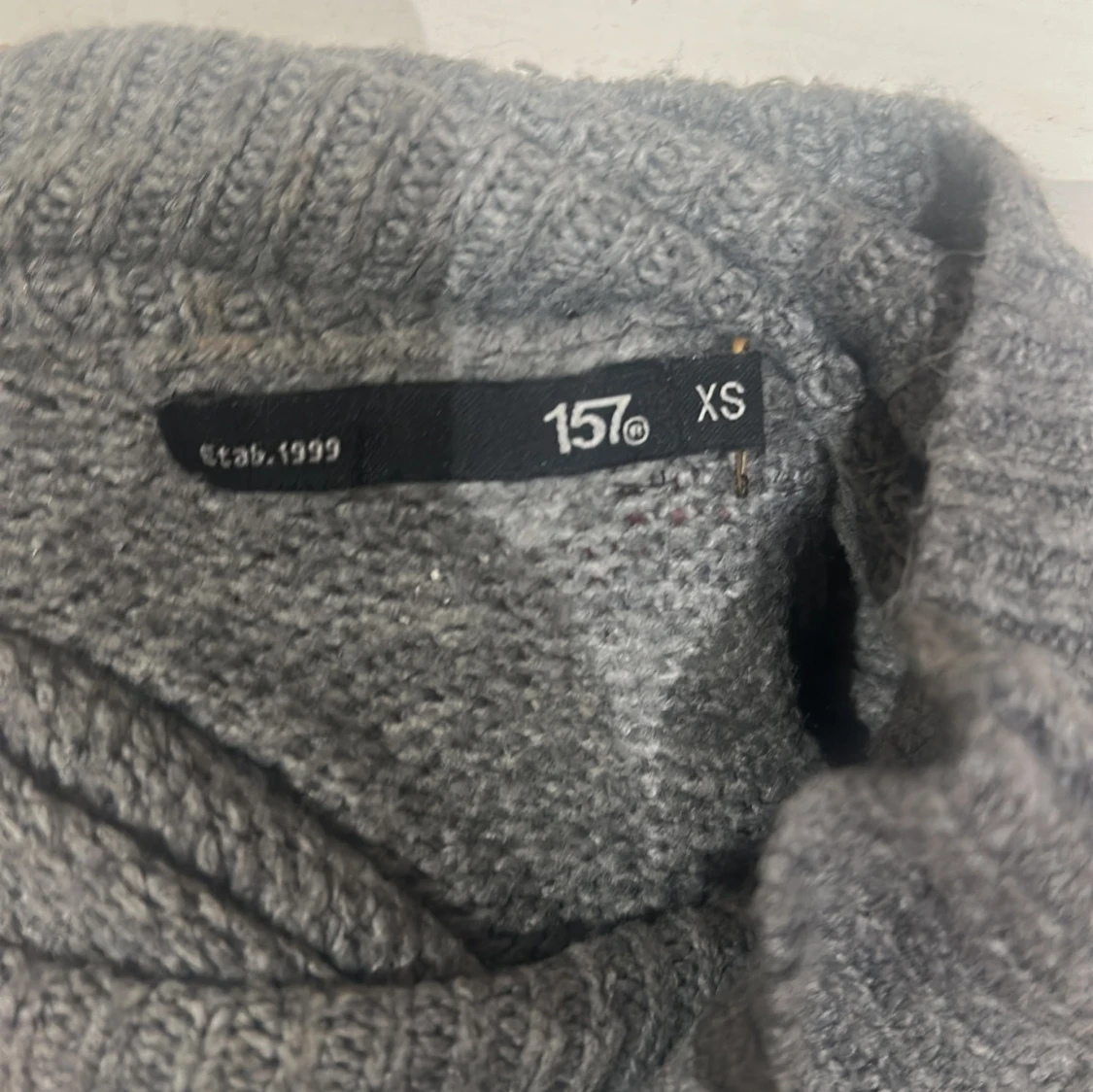 Grå polotröja från 157 - 2