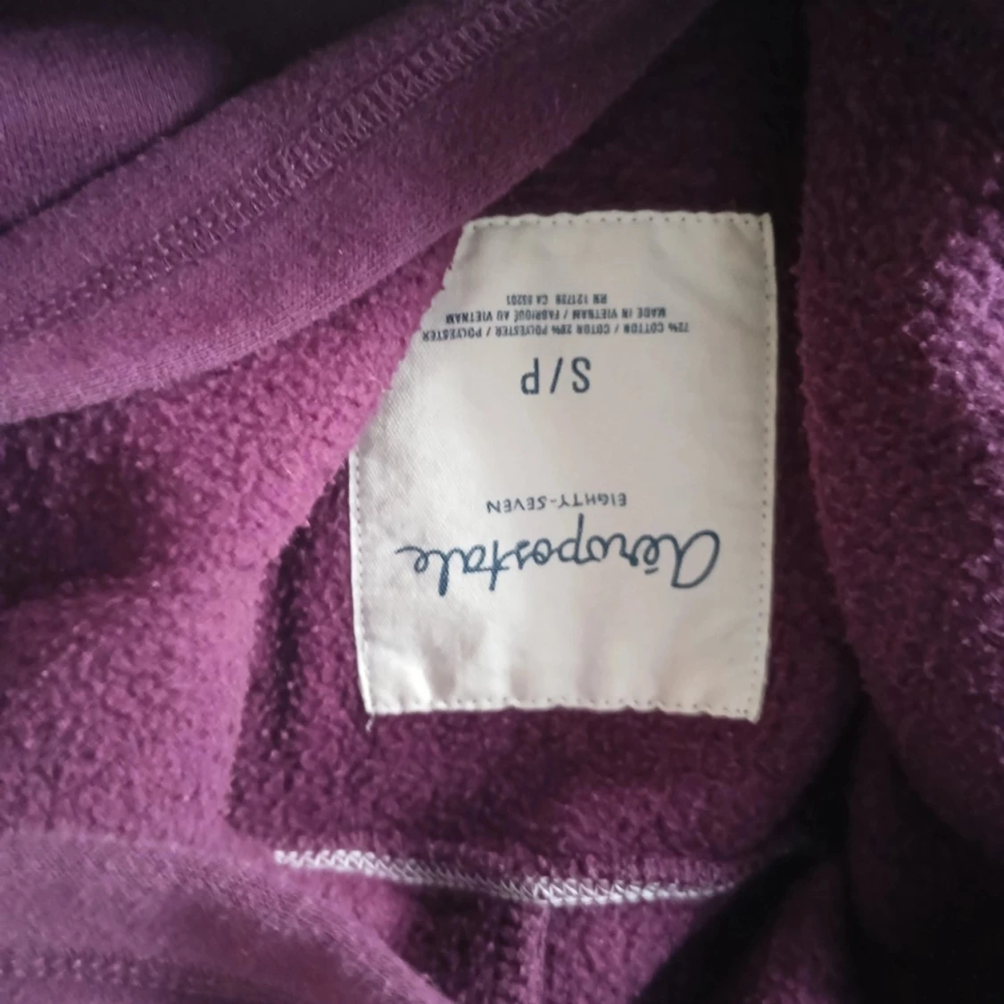 Mörklila Aeropostale hoodie  - 3