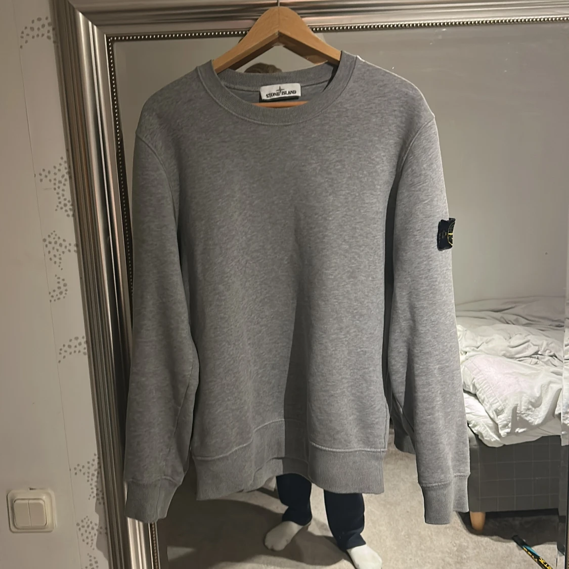 Grå sweatshirt från Stone Island