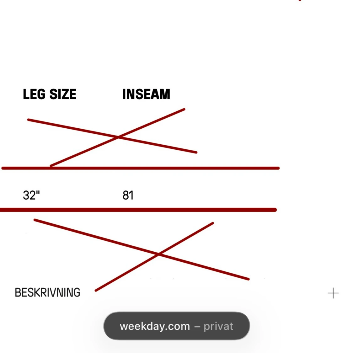 Blå bootcut jeans från Weekday, W27 - 4