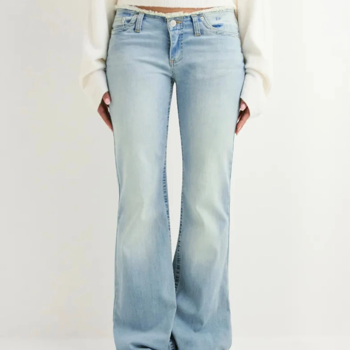 no waist bootcut jeans