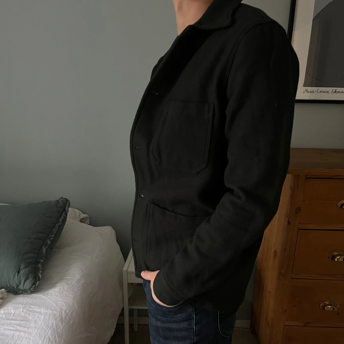 Svart/mörkgrön overshirt från A Day's March - 1