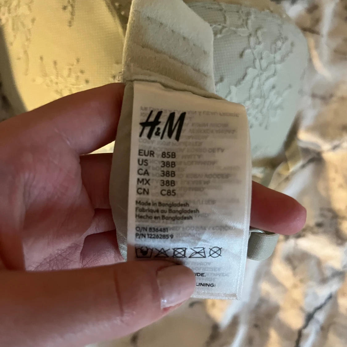 Mint grön push up bh från h&m - 3