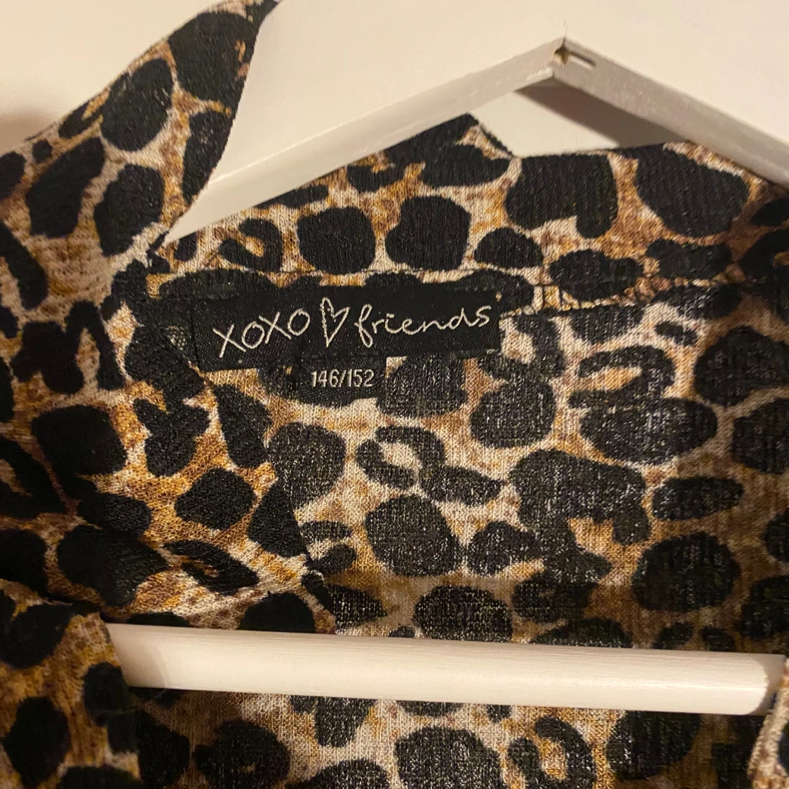 Leopardmönstrad långärmad blus  - 1