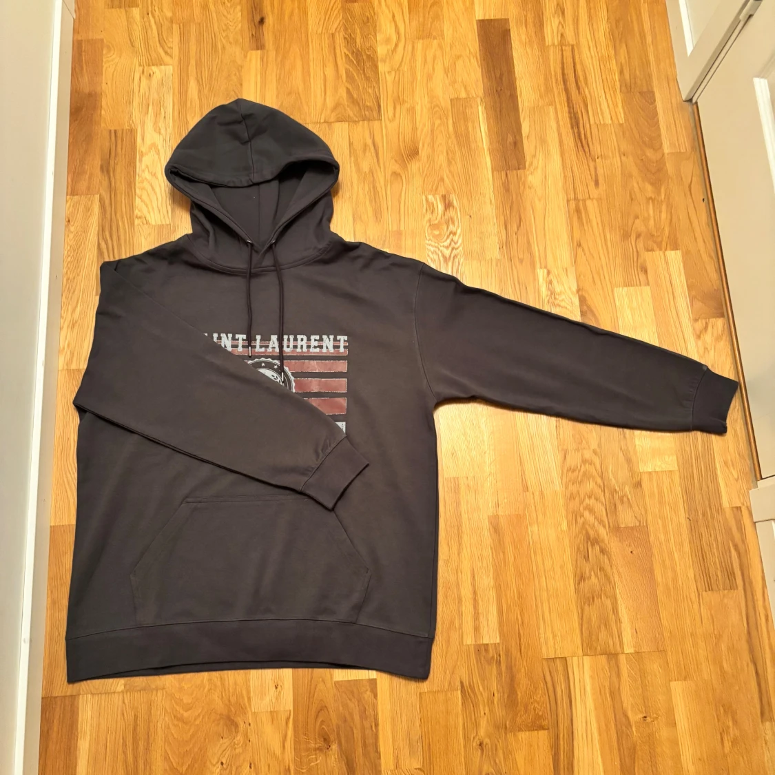 Grå Saint Laurent hoodie - 4