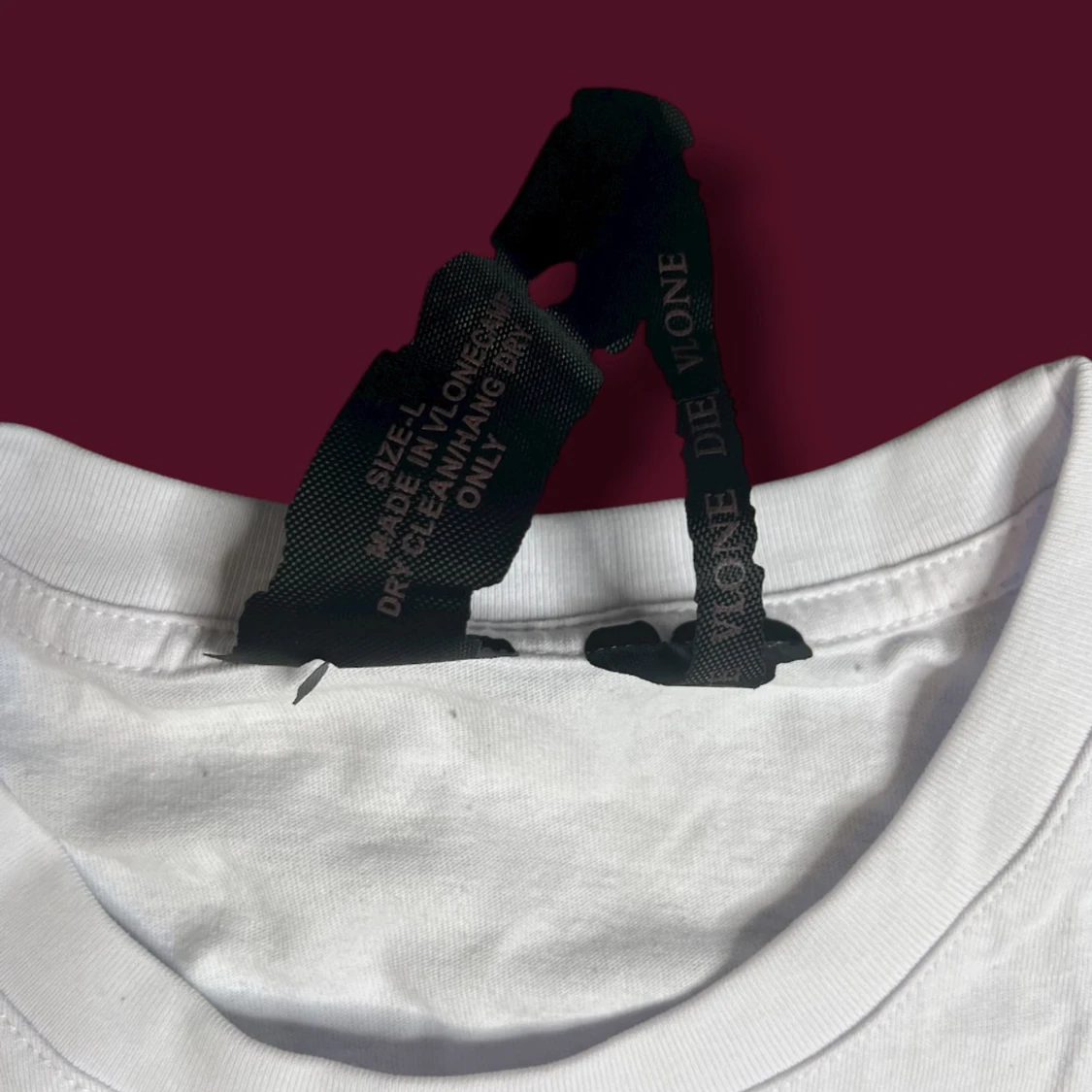 Vit Vlone t-shirt med grafiskt tryck - 2