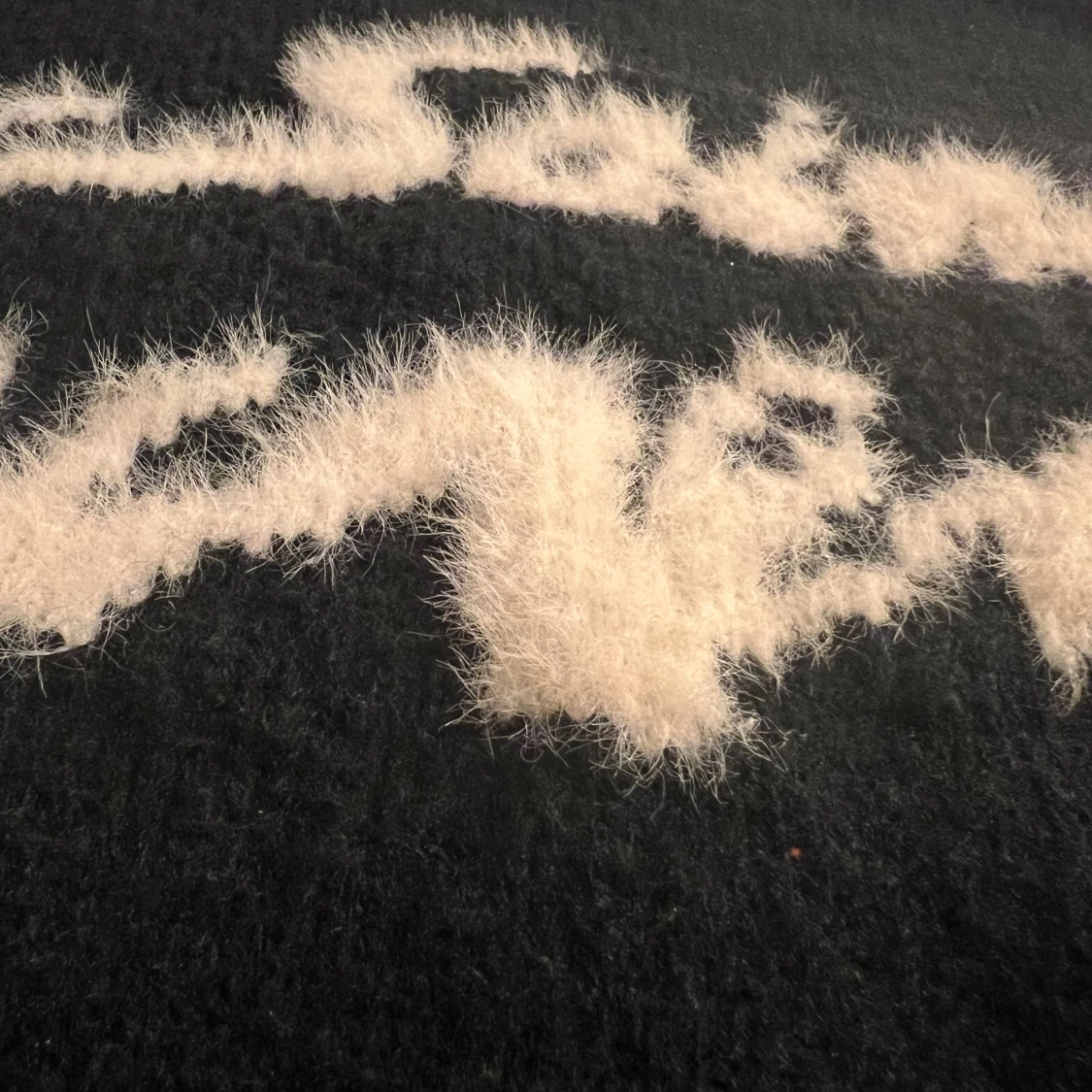 Svart Saint Laurent stickad tröja - 1