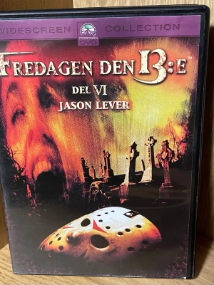 Fredagen Den 13:e Del VI - Jason Lever DVD - Perfekt Skick, Orginal, Komplett
