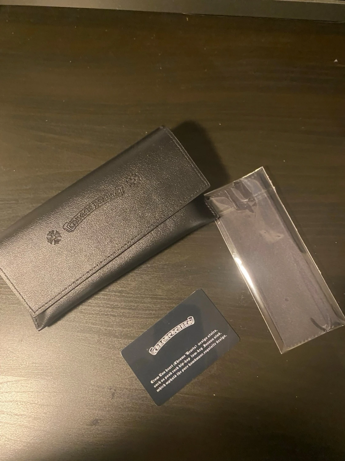 Svarta Chrome Hearts glasögon  - 2