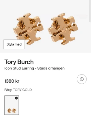 tory burch örhängen - tory burch örhängen i väldigt bra skick