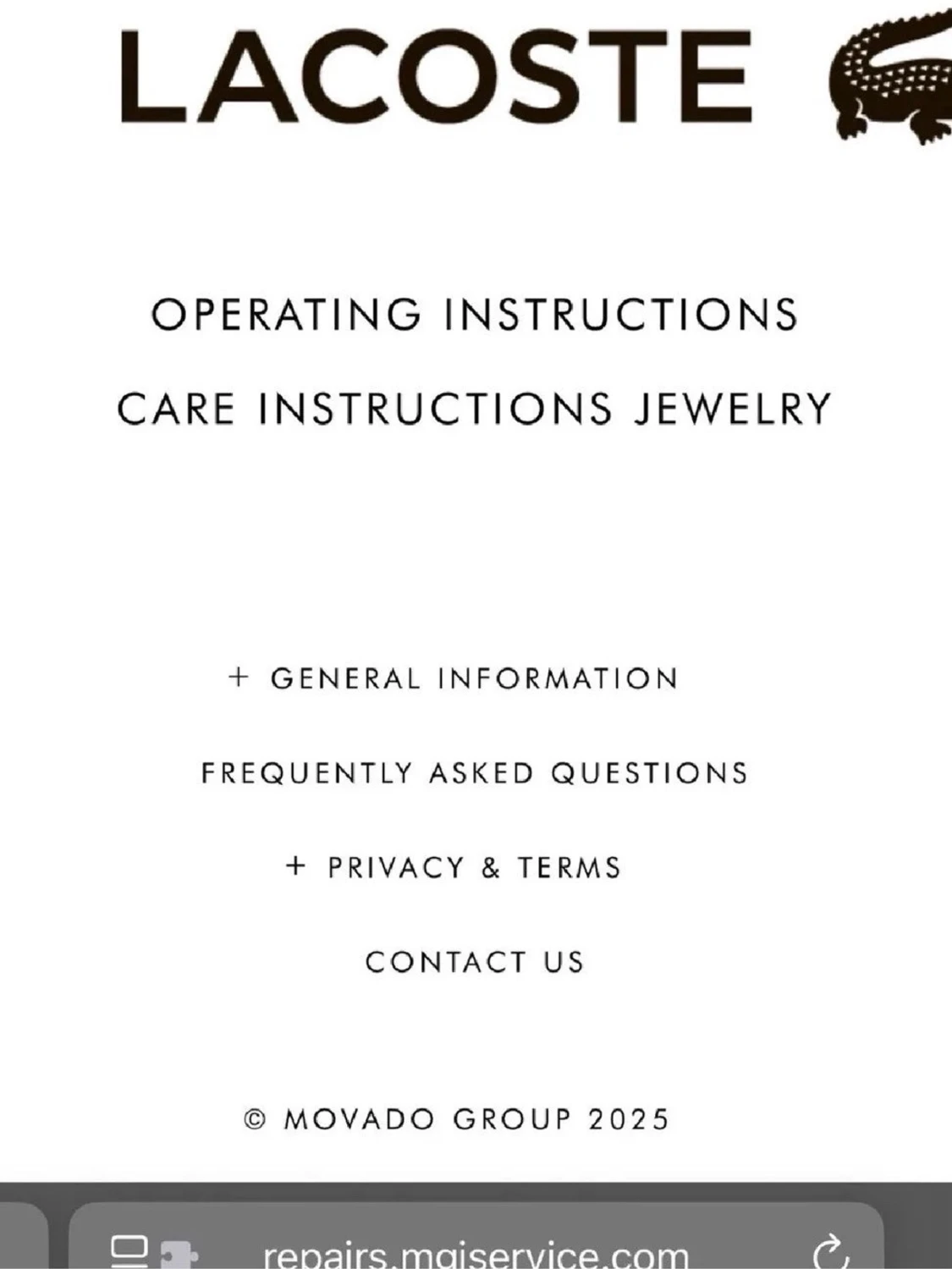 Lacoste silverfärgat armband - 3