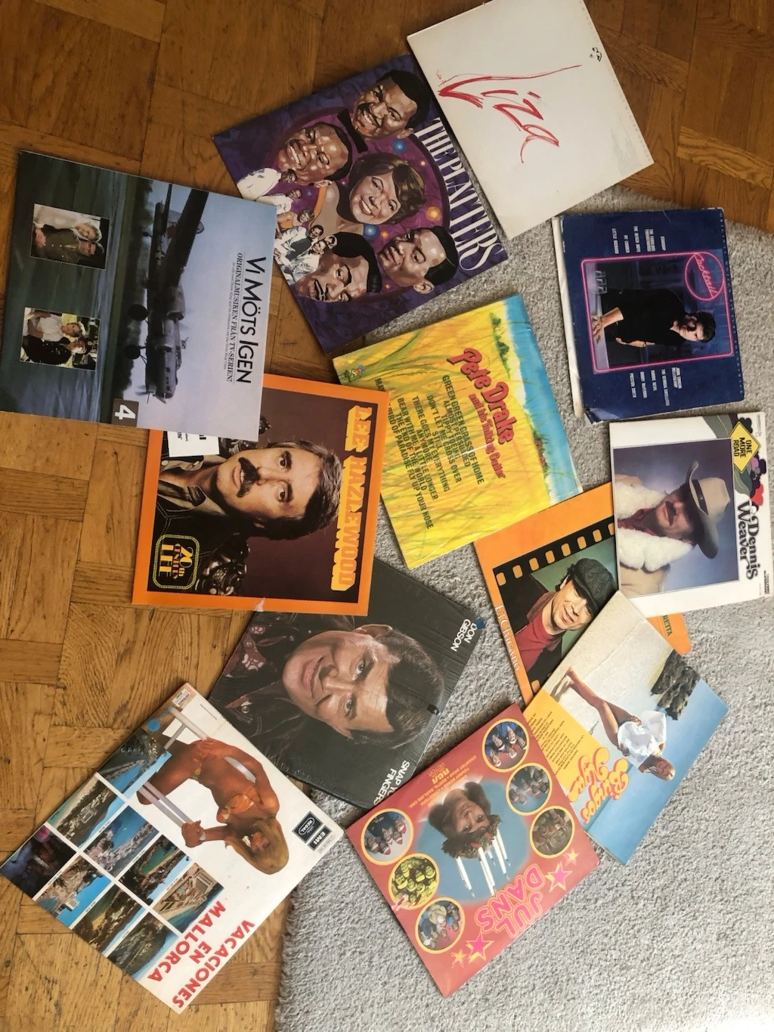 Blandade vinylskivor – samling
