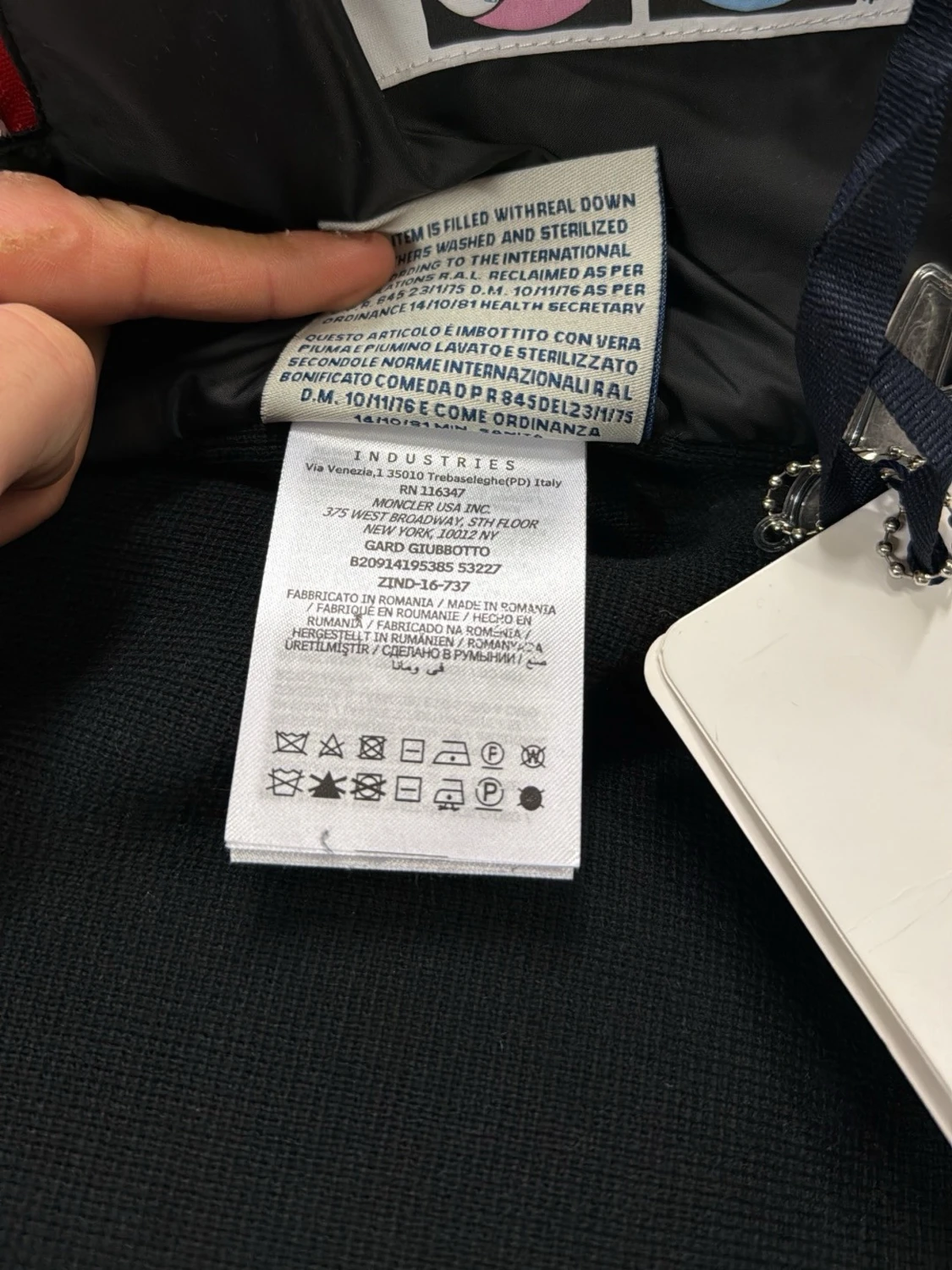 Padded zip up moncler - 4