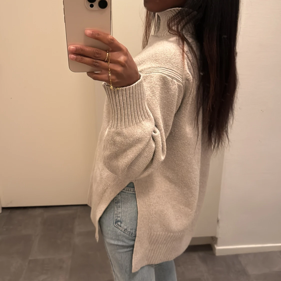 Polotröja i stickad ull - 3