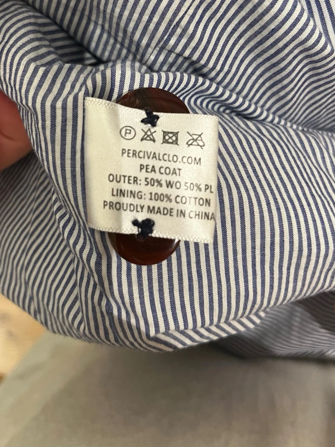 Mörkblå rock från Percival - 3