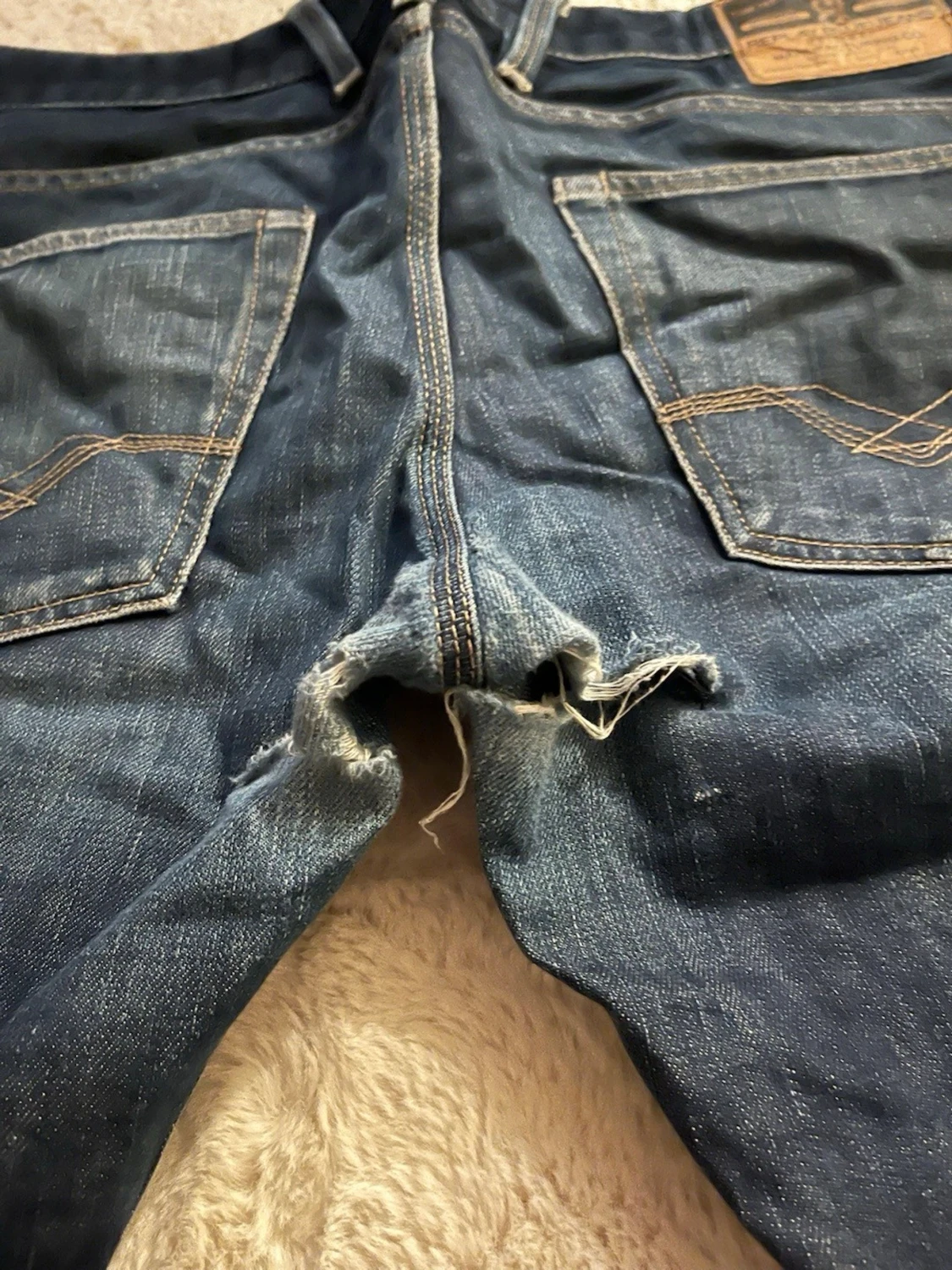 Replay Blue Jeans raka blå jeans - 3