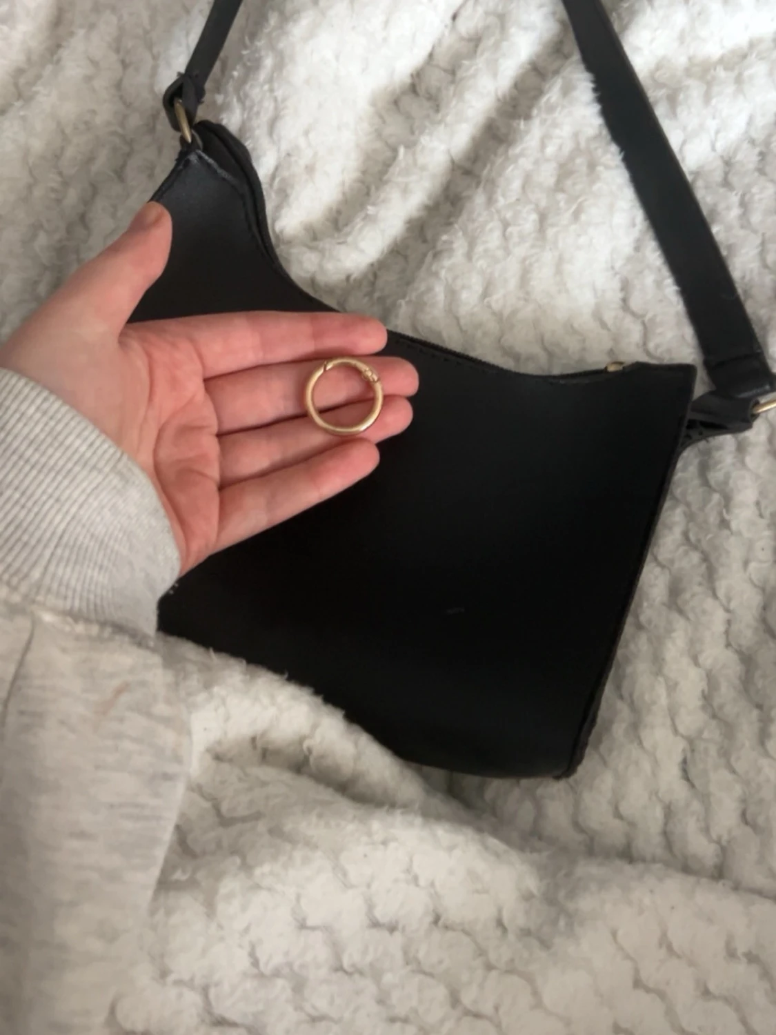 Svart axelväska  - 2