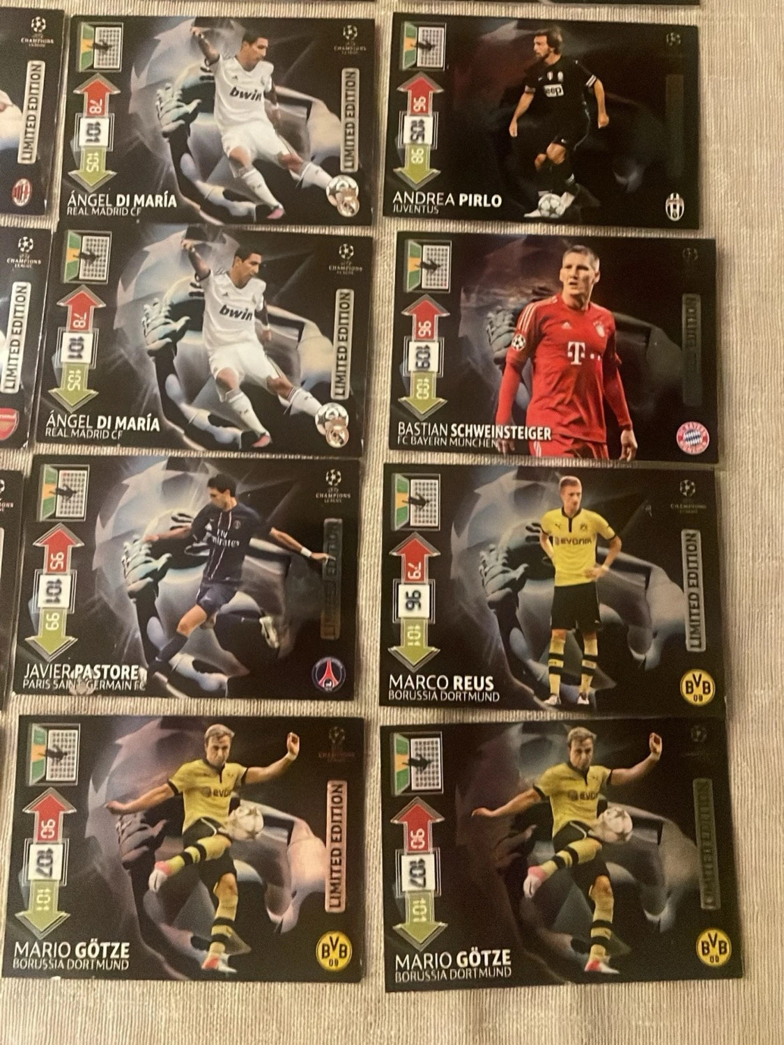 Panini champions league limited edition kort - 1