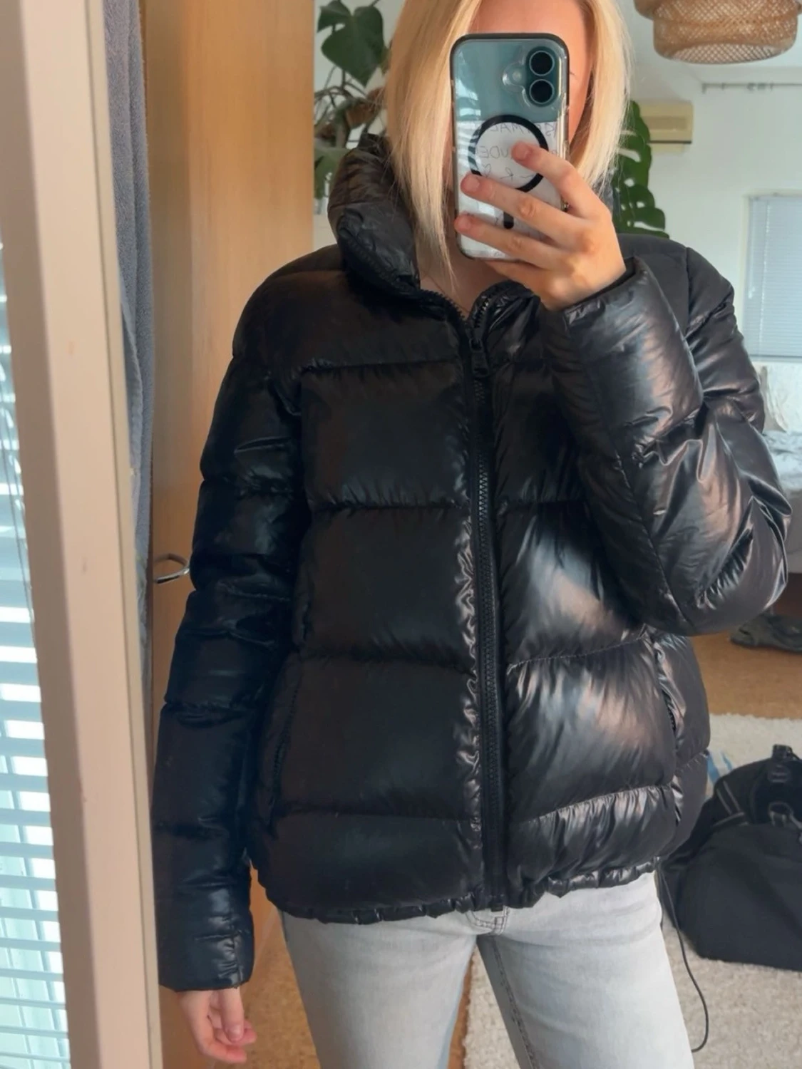 Svart pufferjacka från Colmar - 1