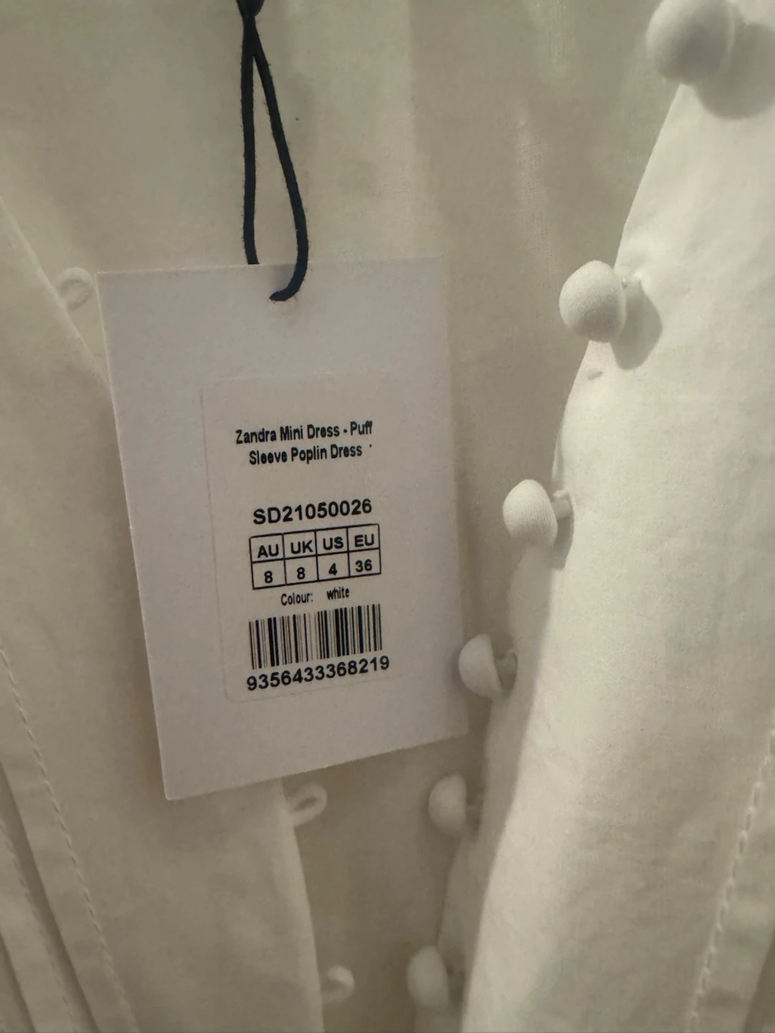 Vit puffärm klänning från Showpo - 1