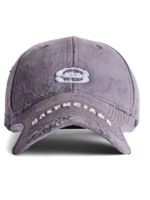 Balenciaga - Balenciaga unity icon logo cut out cap. Sz L. Faded purple