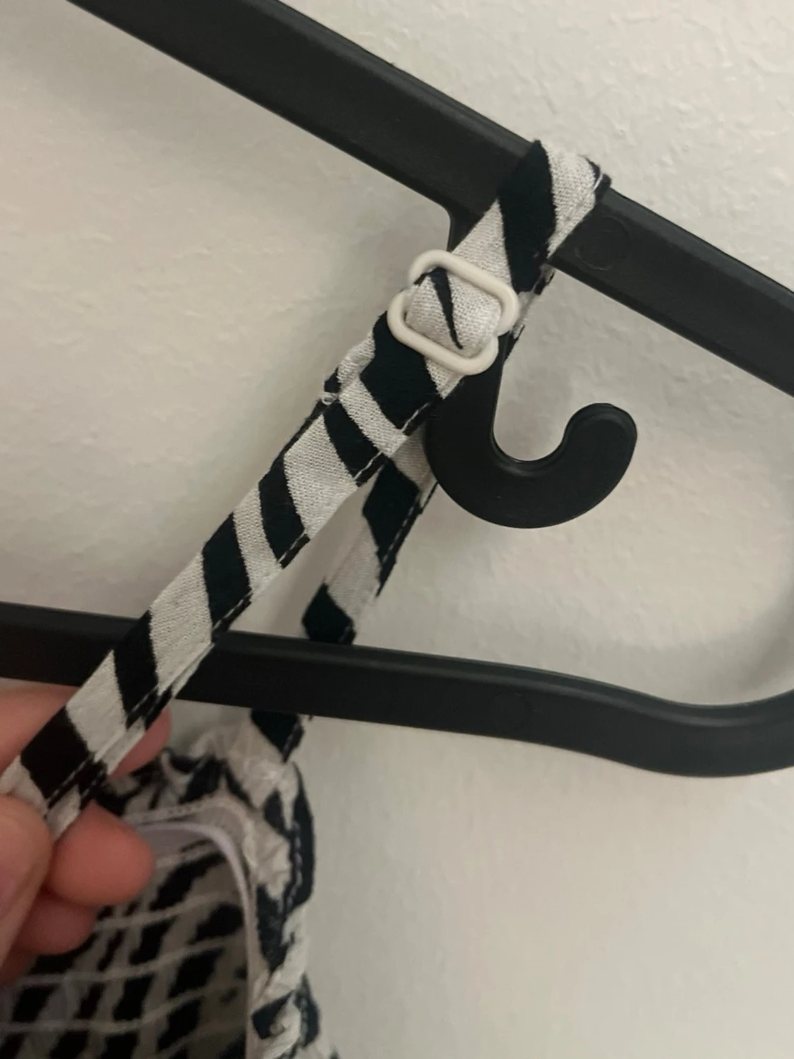 Zebramönstrad långklänning 152 - 2