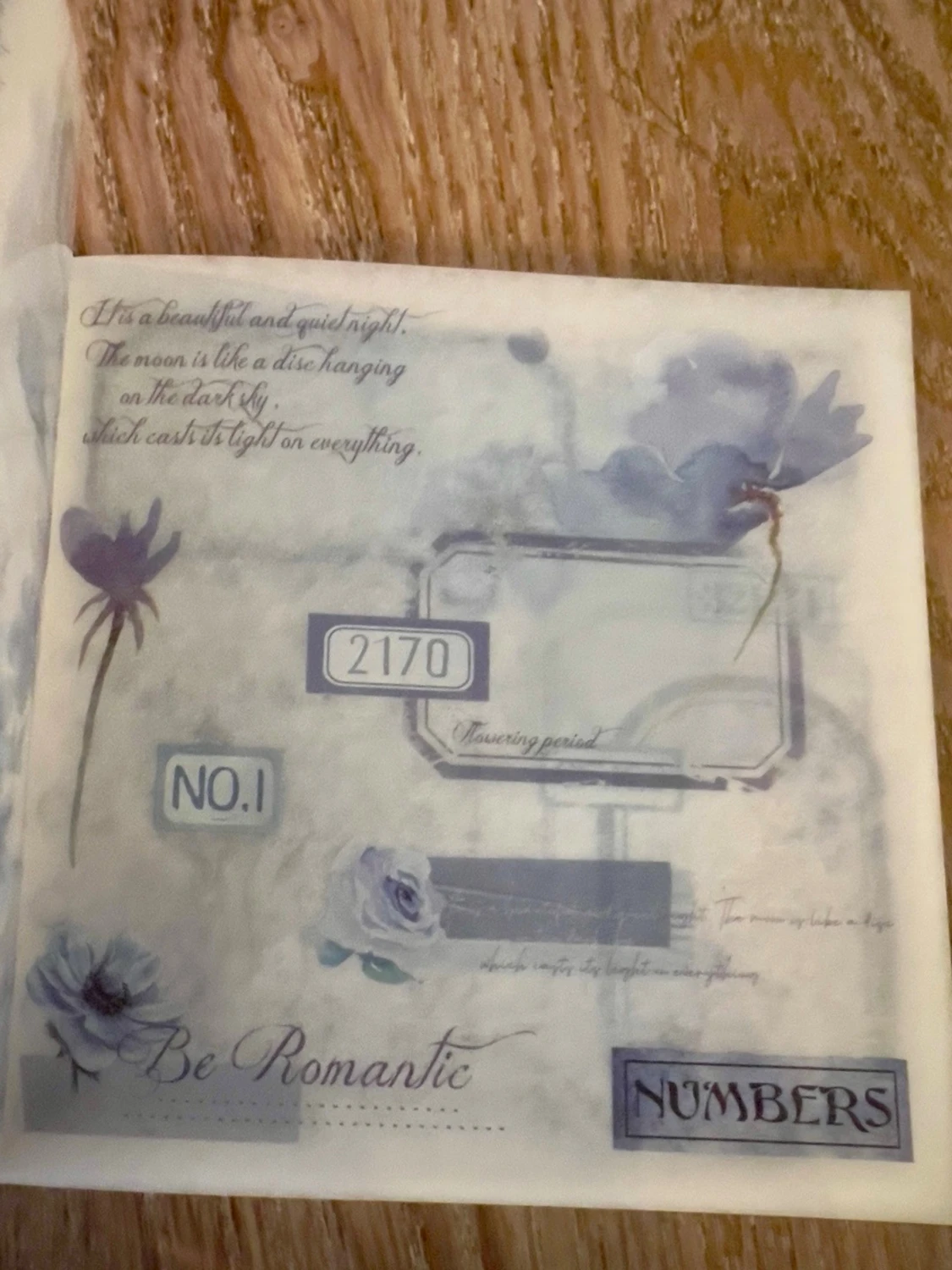 Klistermärken med blommor - 3