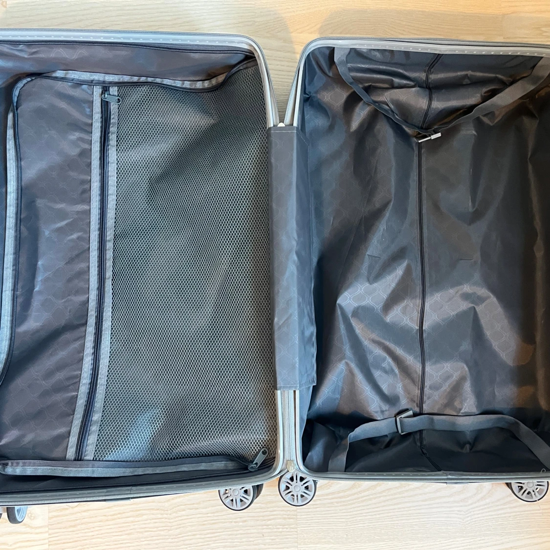 Silver resväska med kodlås - 4