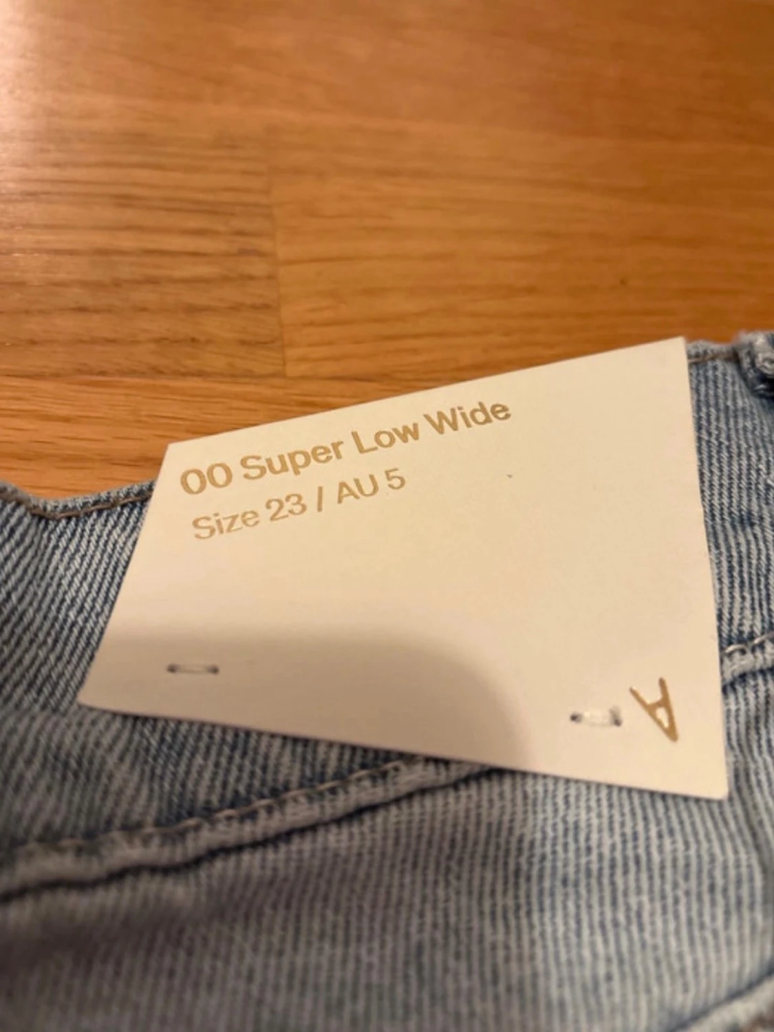 Ljusblå wide jeans  - 4