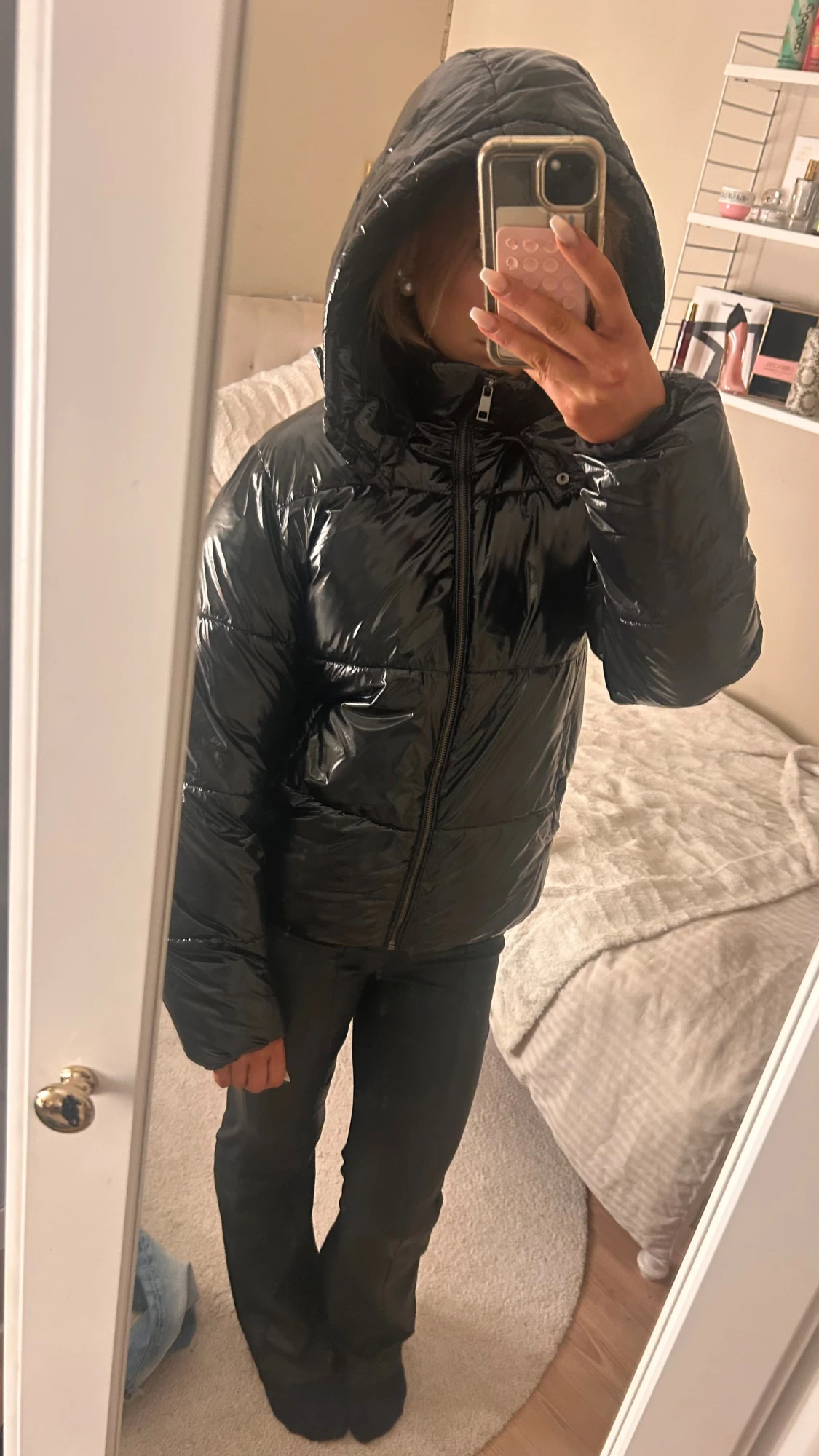Svart pufferjacka från Nelly XS - 4