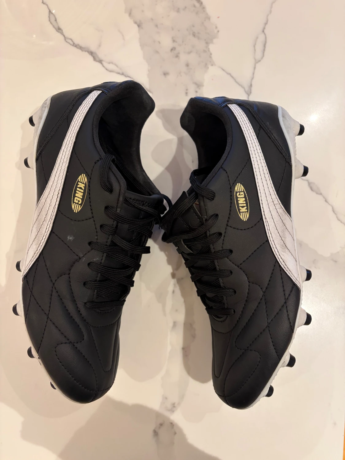 Puma King svartvita fotbollsskor - 3