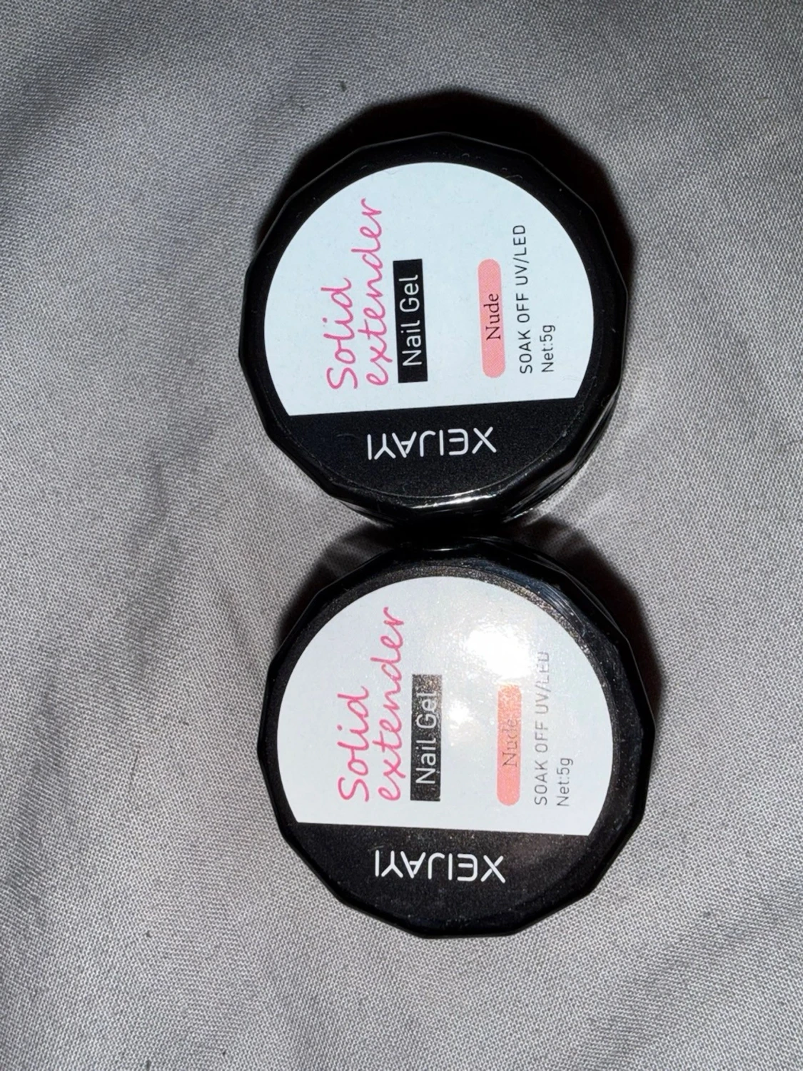 Oöppnade Builder gel i färgen skin och nude  - 1