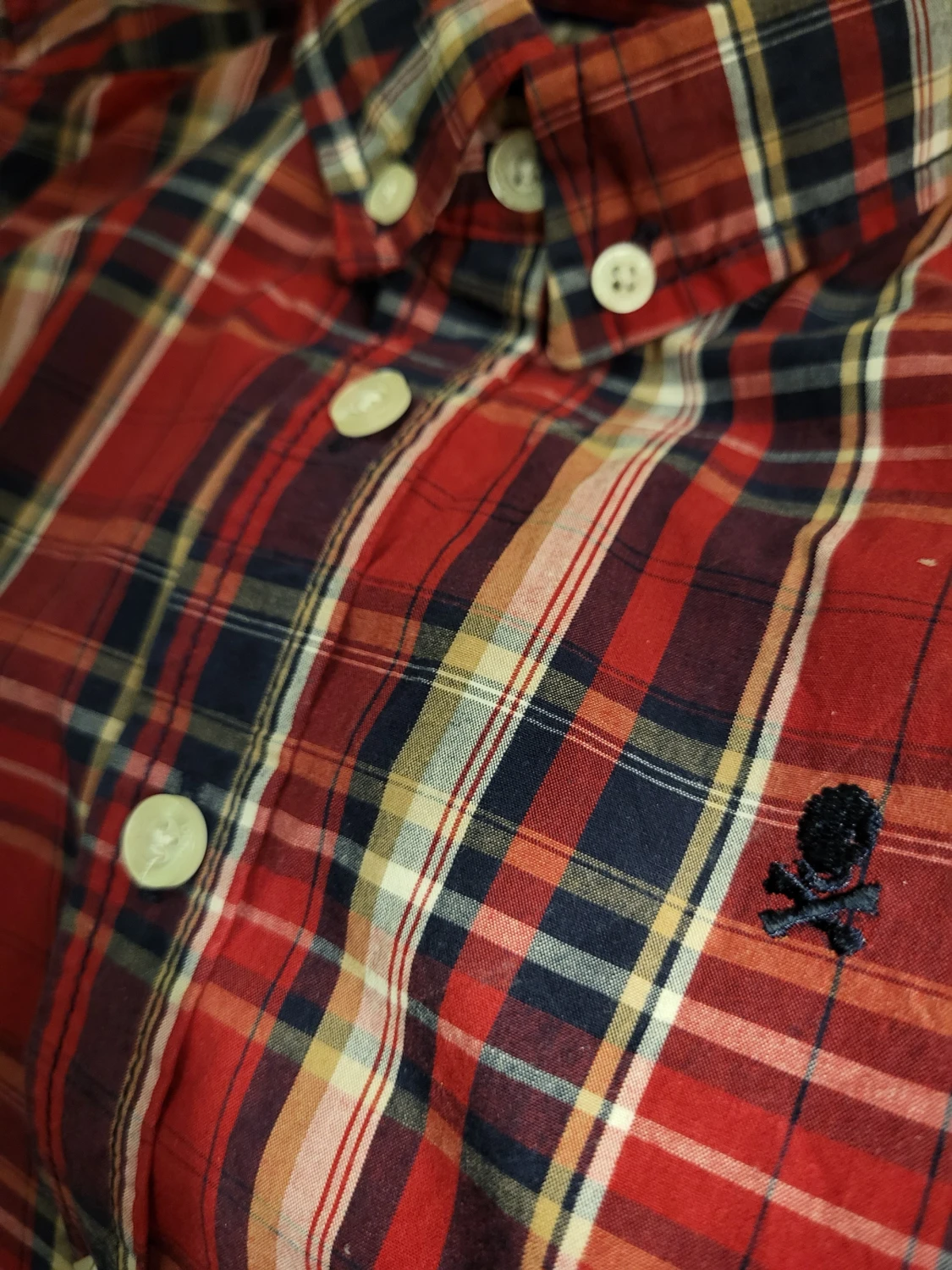 Rutig skjorta från Denim Day, stl 128 - 3