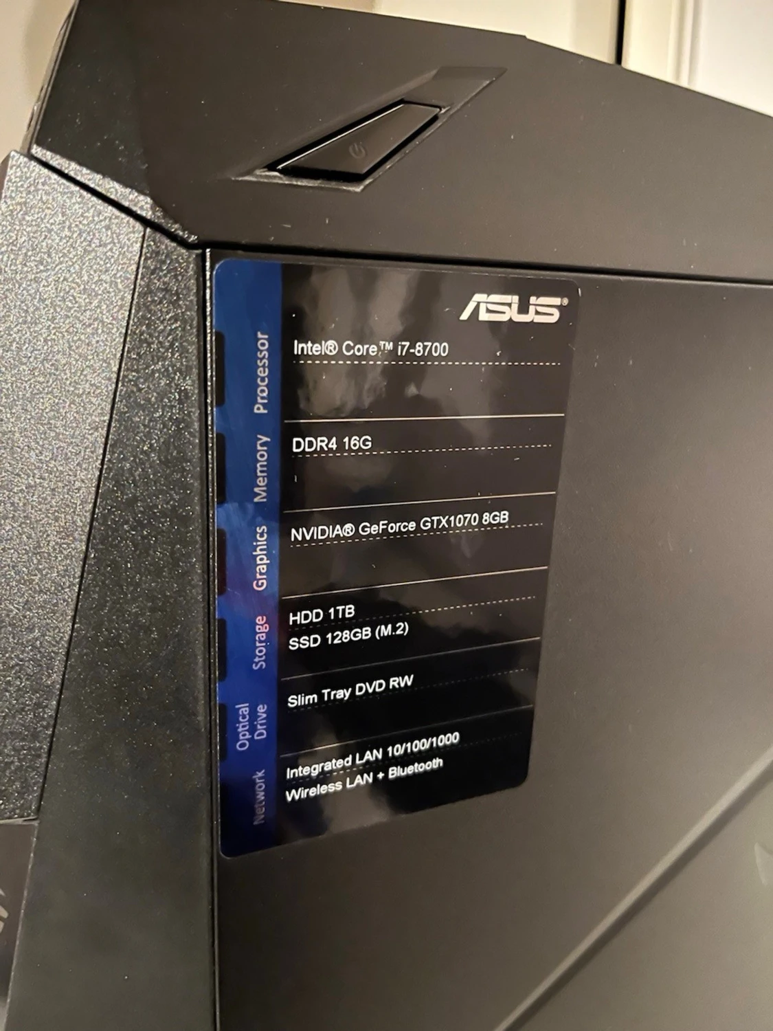 ASUS ROG Stationär Dator i7-8700 GTX1070 - 2