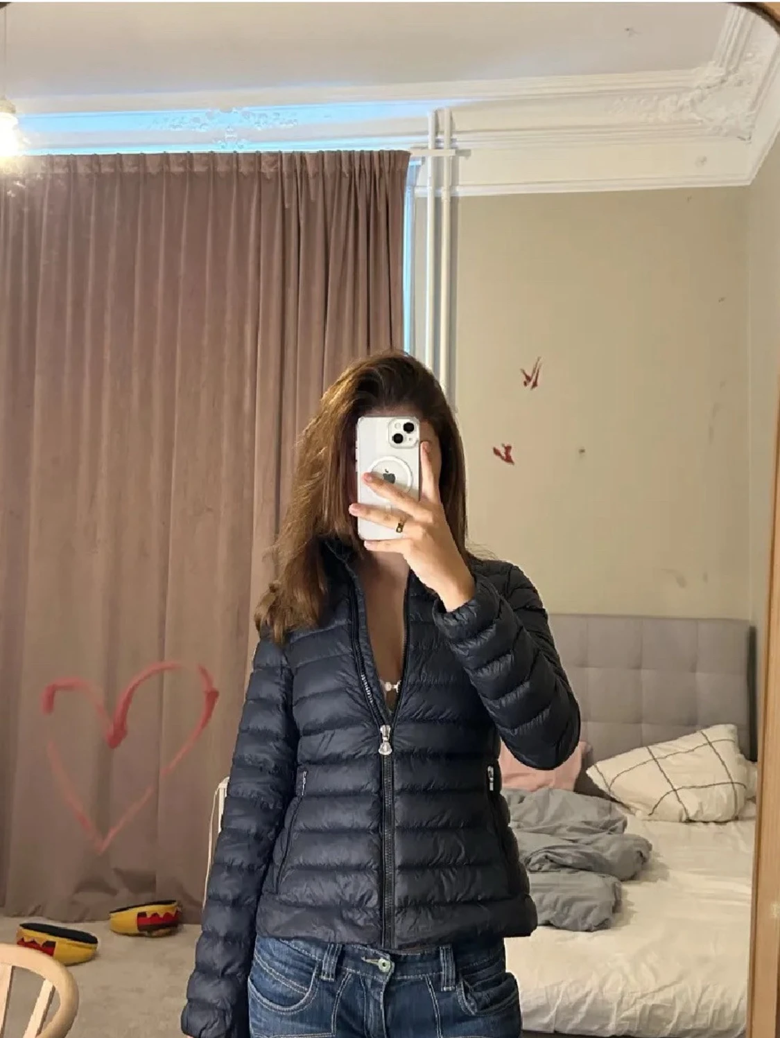 Svart dunjacka från Moncler - 1