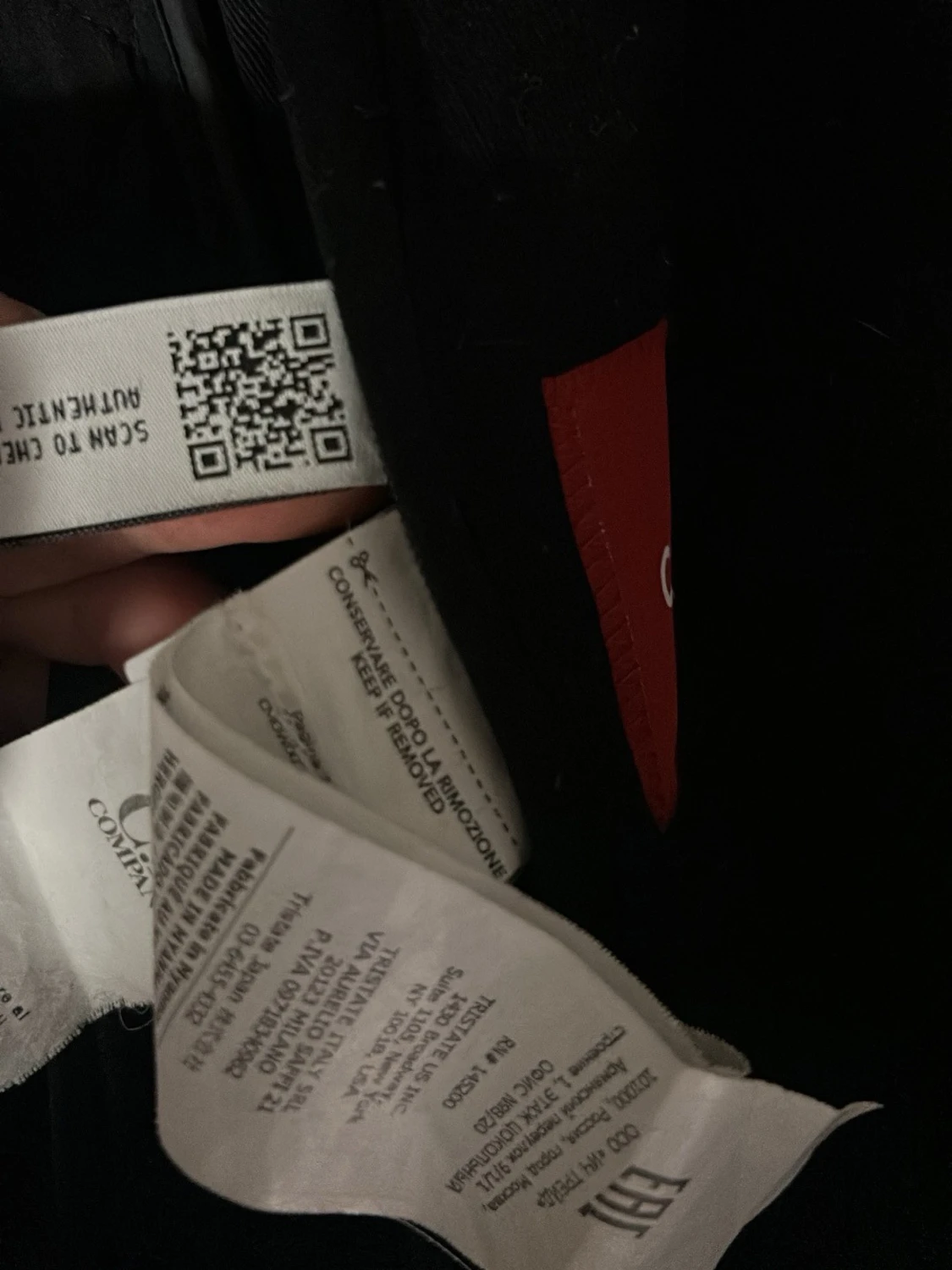 Svart vindjacka från C.P. Company - 2