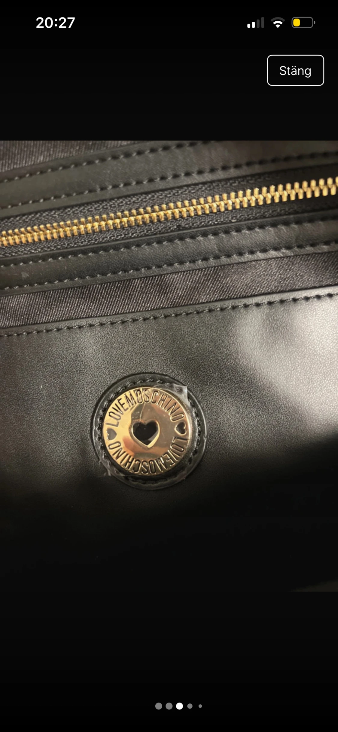 Svart quiltad ryggsäck Love Moschino - 2