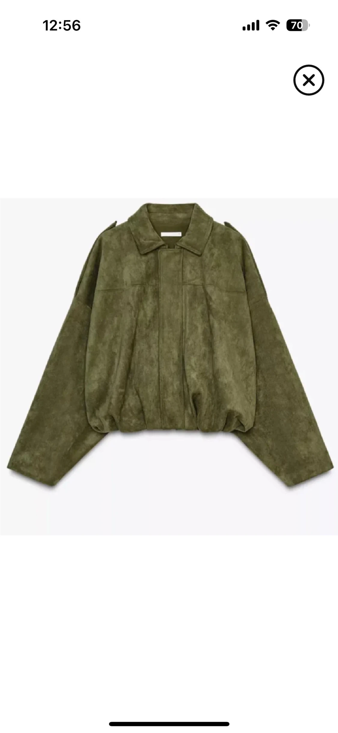 Grön bomberjacka zara - 1