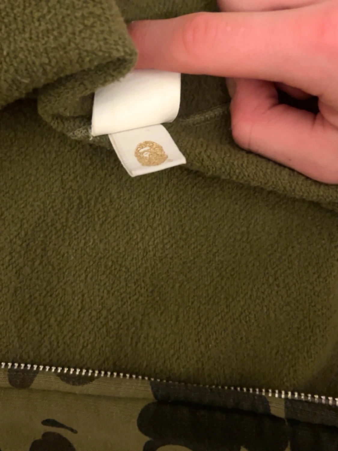 A BATHING APE/BAPE - Fullzip Grön - 3