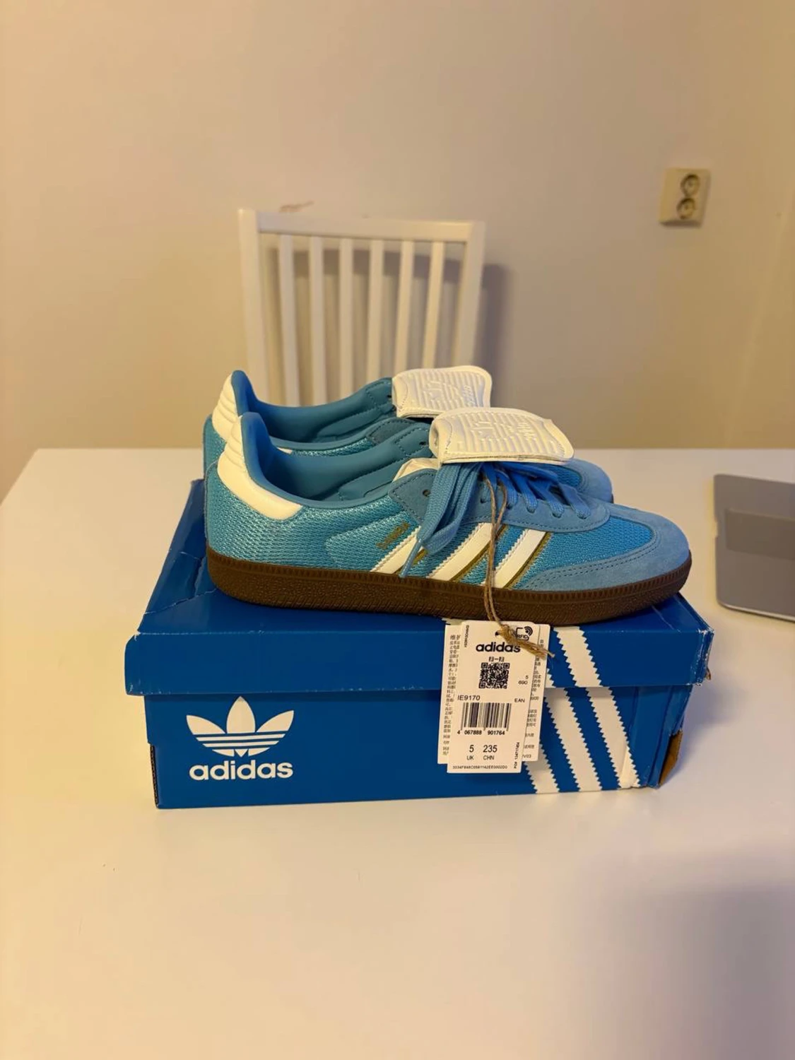 Adidas Samba LT blå sneakers