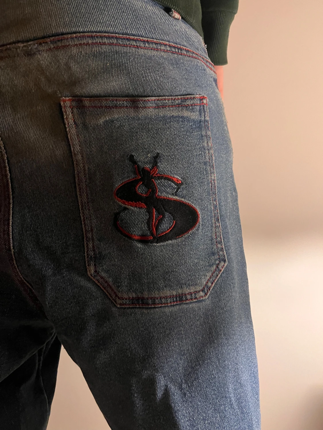  Yardsale loose fit jeans med brodyring - 2