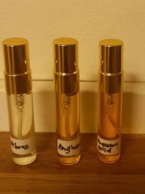 Lattafa splitpaket  - 5 ml Nebras,5 ml Angham,5 ml Ansaam gold 