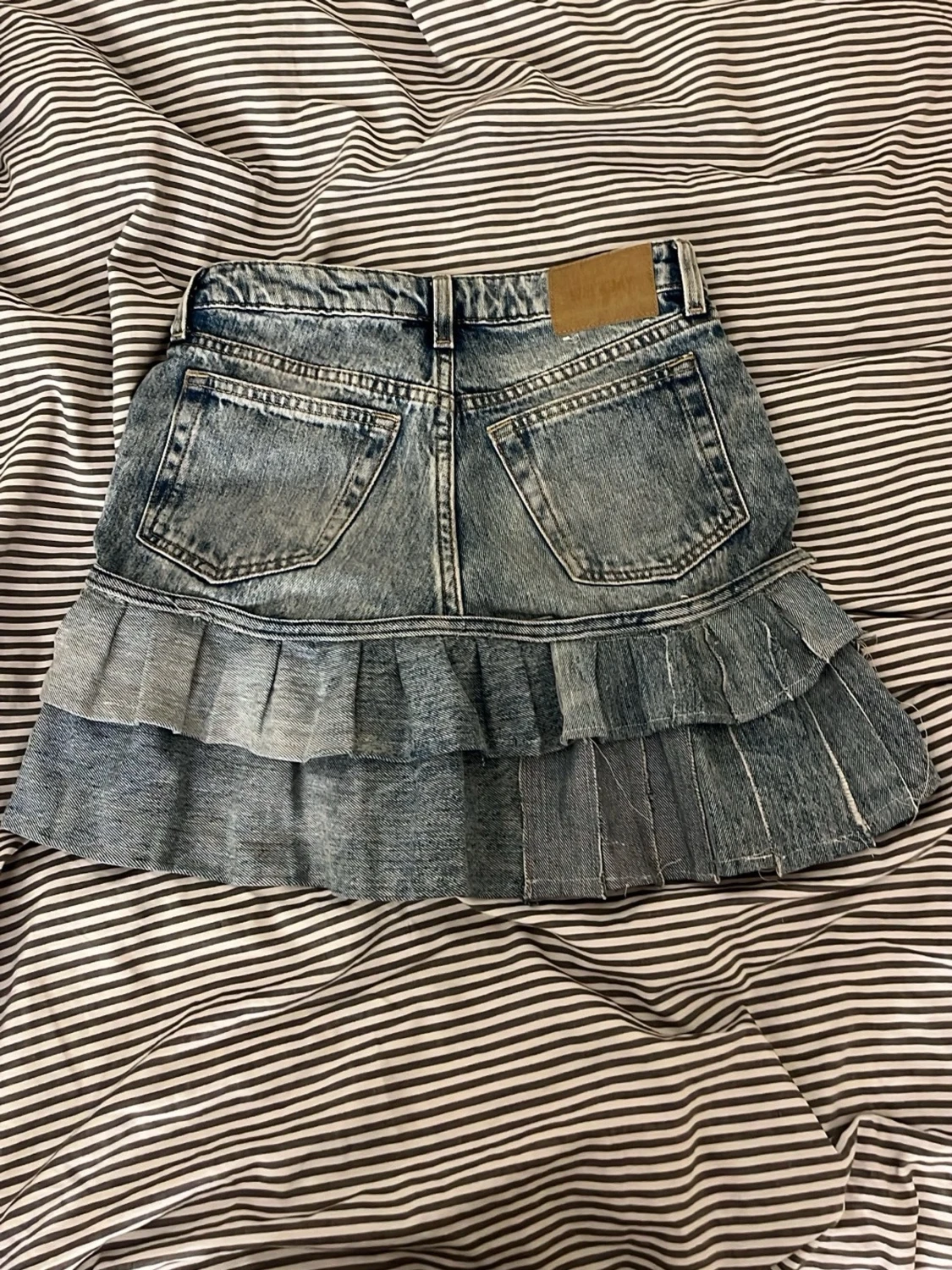 Jeans volang kjol - 1