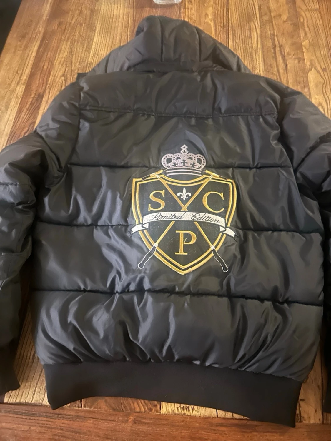 Svart pufferjacka Royal Polo SANTOZ - 2