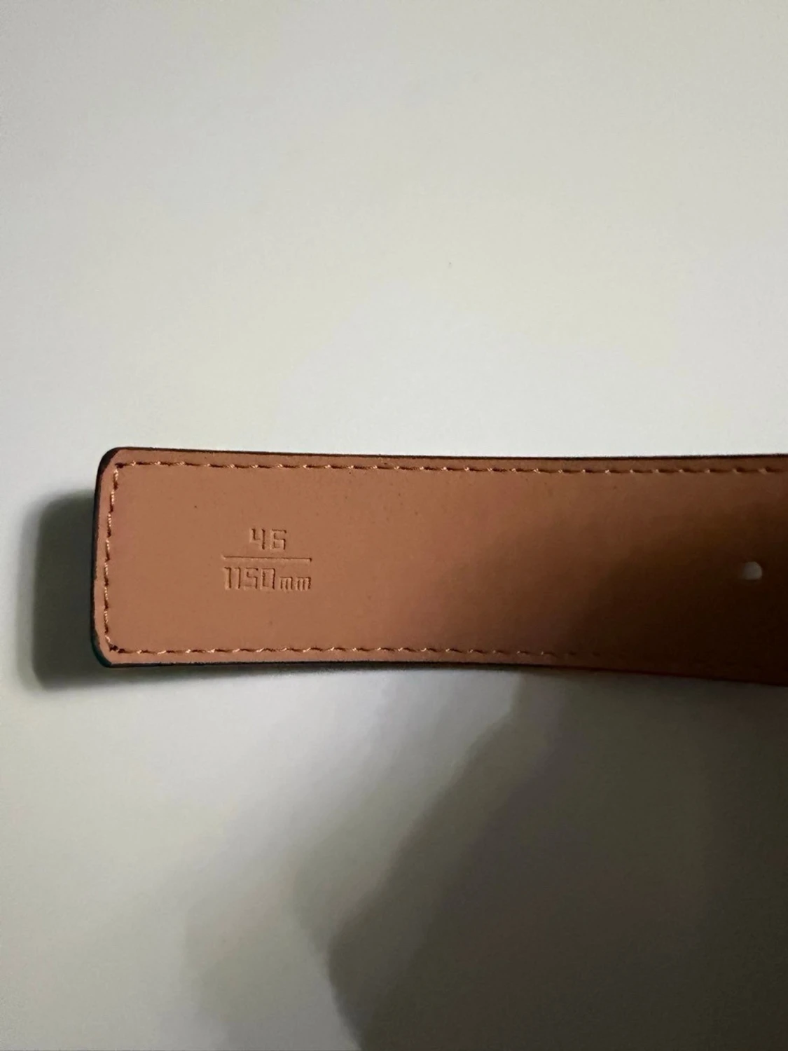 Svart Louis Vuitton bälte - 4