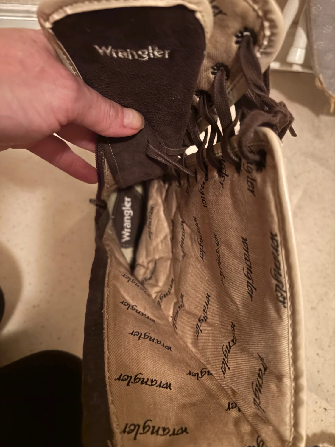 Bruna höga boots från Wrangler - 5