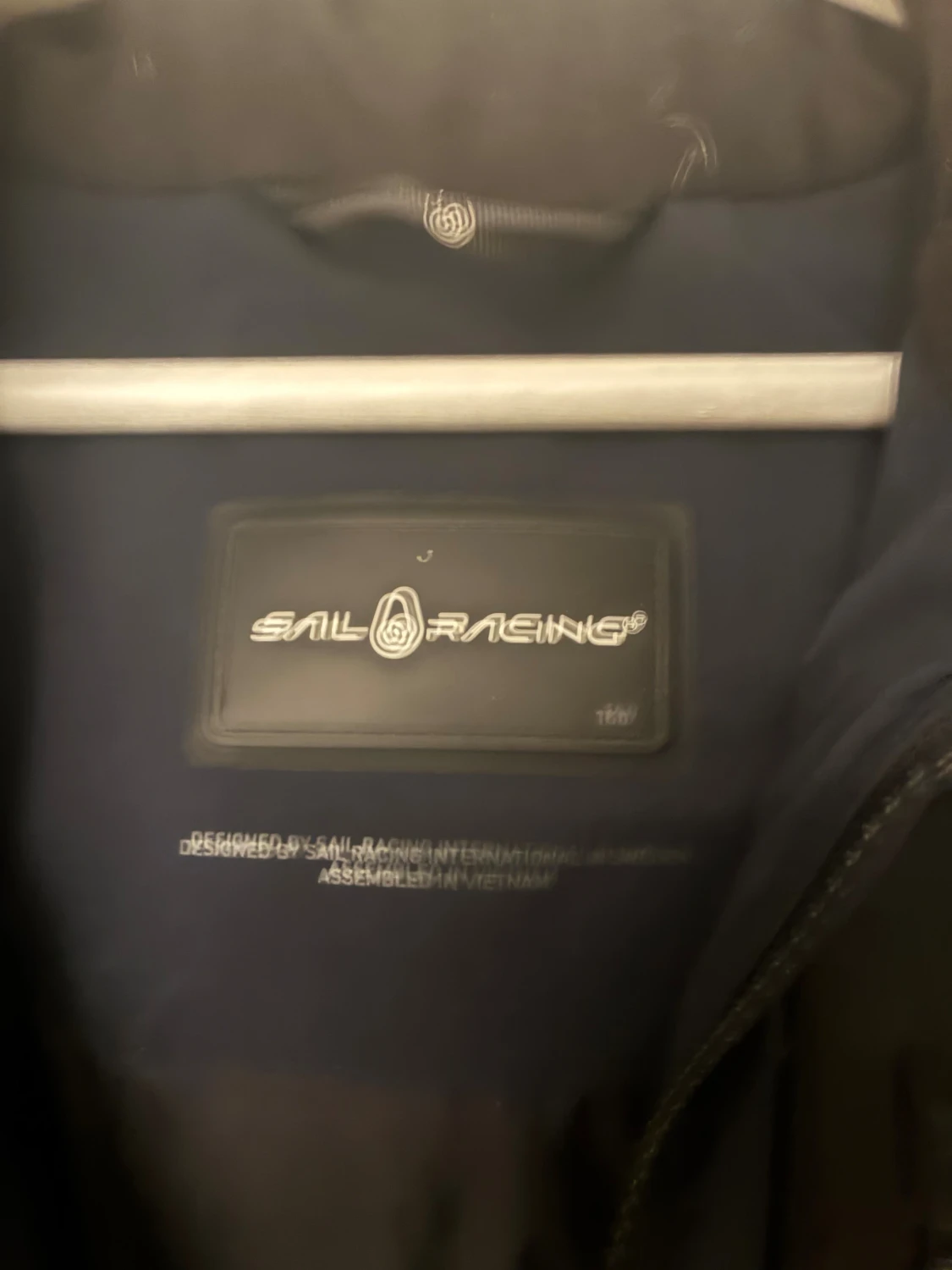 Svart/blå Sail Racing dunjacka