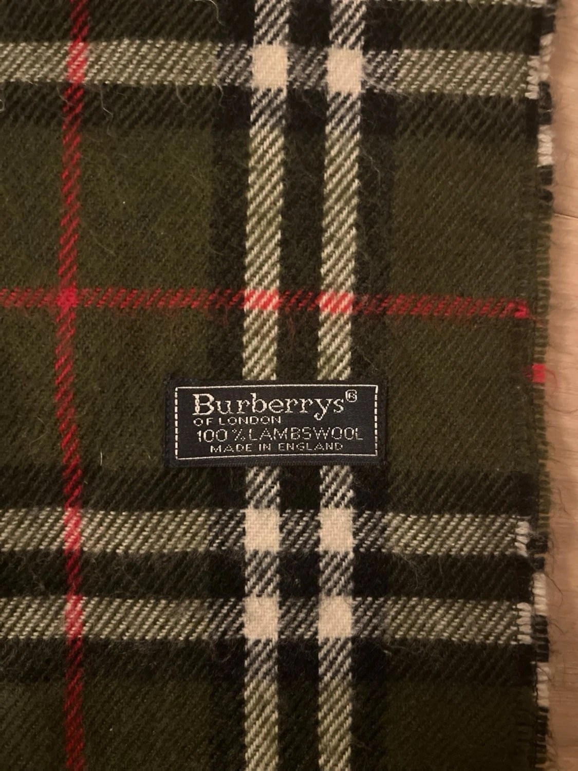 Grön rutig Burberrys väst i ull - 1
